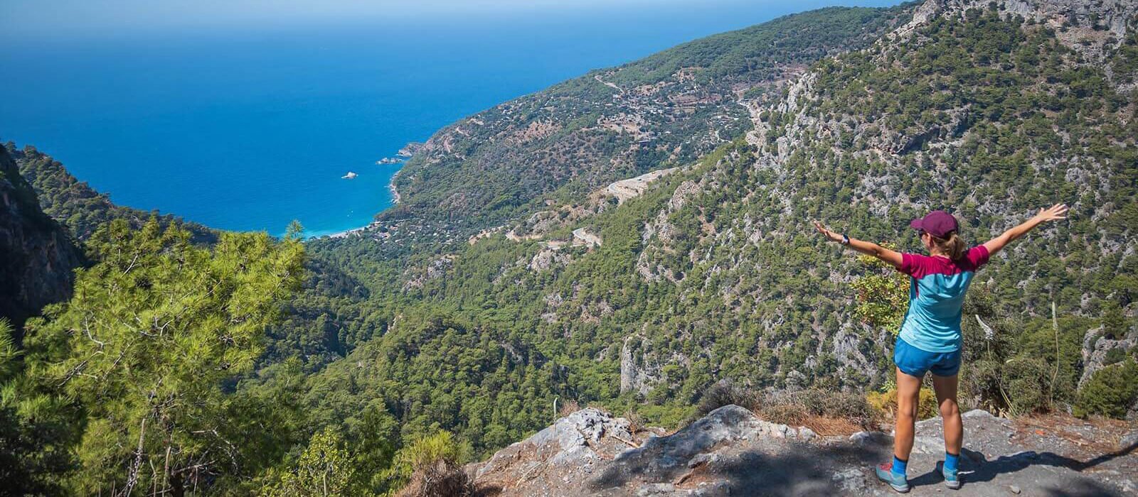 Kabak Bay overview Lycian Way Trekking