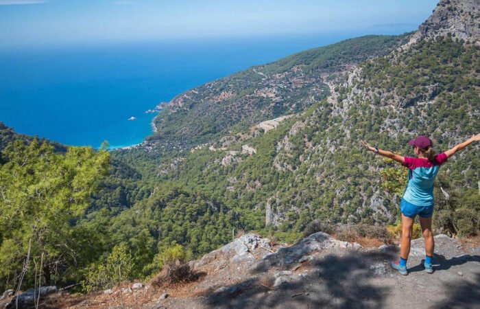 Kabak Bay overview Lycian Way Trekking
